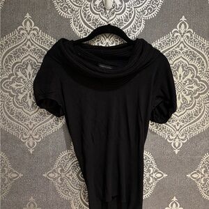 Express Black Short Sleeve Top